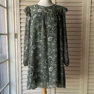 Floral Print Chiffon Dress 🆕